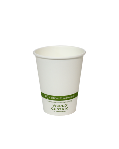 8-oz White Paper/PLA Hot Cup