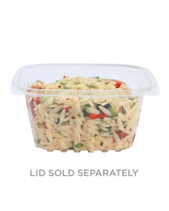 16-oz PLA Rectangular Deli Cont
