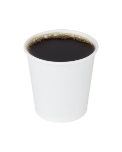 4-oz Hot Cup Unprinted Paper/PLA Lined White